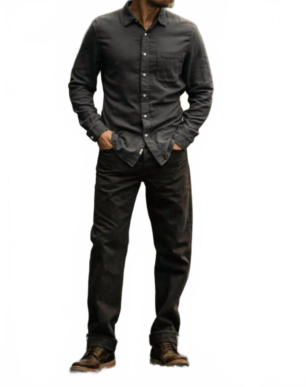 NEW HIROSHI KATO barrel 14oz nat slub jeans in carob